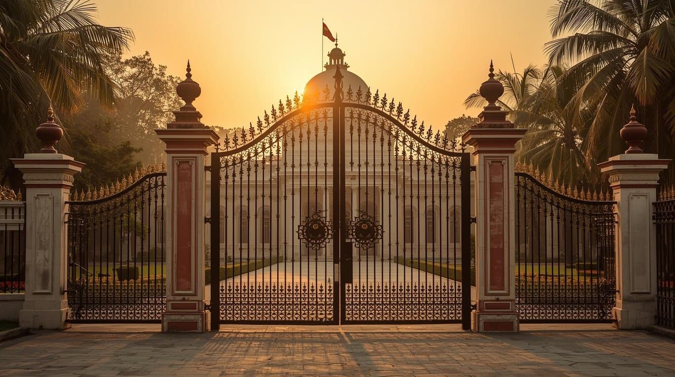 🏛️ Government Estate (Raj Bhavan Area) - The Green Island Cut Off From the City