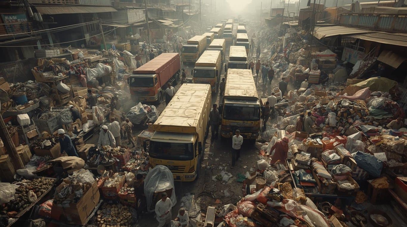 🚌 Koyambedu - Market Chaos & Traffic Hell